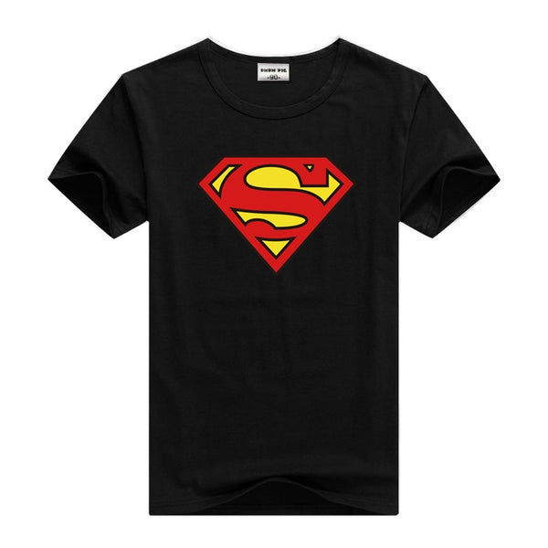 DMDM PIG Batman Superman Short Sleeve T-Shirts For Boys Girl Tops Kids Clothing TShirt Size 2 3 4 5 Years Baby Clothes Tee