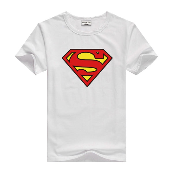 DMDM PIG Batman Superman Short Sleeve T-Shirts For Boys Girl Tops Kids Clothing TShirt Size 2 3 4 5 Years Baby Clothes Tee