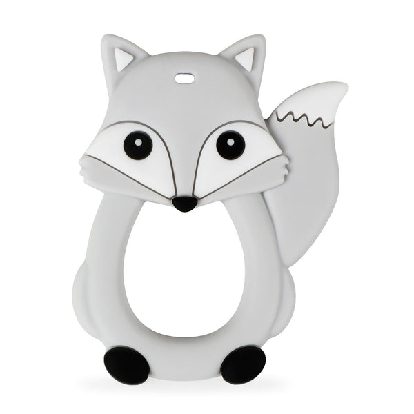 BPA Free Animal Silicone Teethers 1PC Baby Teething Necklace Toy Fox panda elephant Food Grade Silicone Cartoon Nursing Tiny Rod