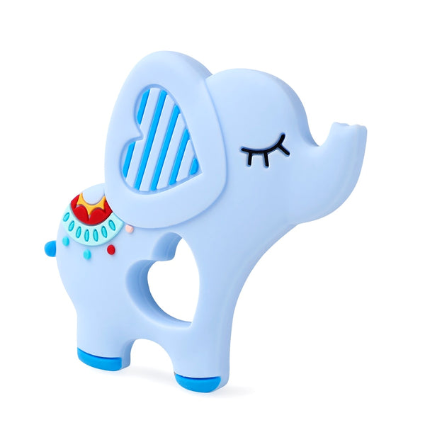 BPA Free Animal Silicone Teethers 1PC Baby Teething Necklace Toy Fox panda elephant Food Grade Silicone Cartoon Nursing Tiny Rod