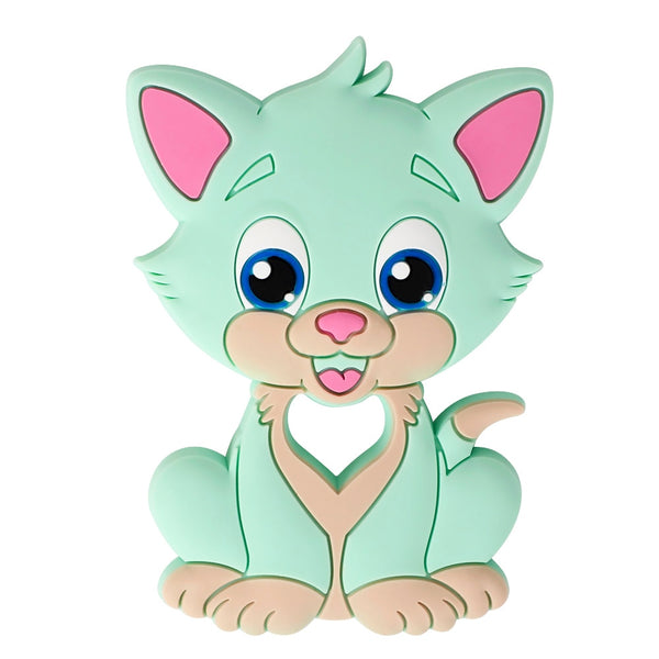 BPA Free Animal Silicone Teethers 1PC Baby Teething Necklace Toy Fox panda elephant Food Grade Silicone Cartoon Nursing Tiny Rod