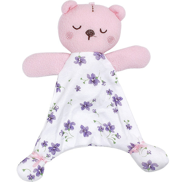 Baby Toys for 0-12 Months Bear Soothing Towel Soft Baby Doll for Newborns Cute Cartoon Animal Kids Stroller Toys