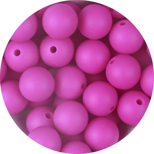 BOBO.BOX 9mm 50pcs Silicone Beads Pearl Silicone Food Grade Teething Beads DIY BPA Free Jewelry Baby Teether Toy Pacifier Chain