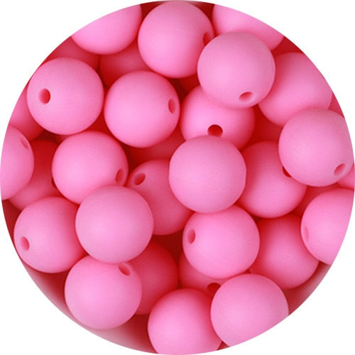 BOBO.BOX 9mm 50pcs Silicone Beads Pearl Silicone Food Grade Teething Beads DIY BPA Free Jewelry Baby Teether Toy Pacifier Chain