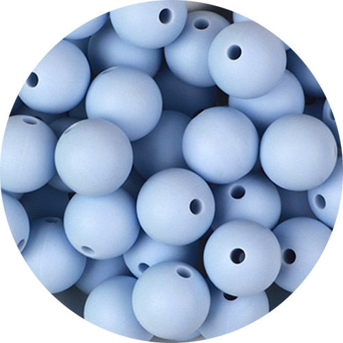 BOBO.BOX 9mm 50pcs Silicone Beads Pearl Silicone Food Grade Teething Beads DIY BPA Free Jewelry Baby Teether Toy Pacifier Chain