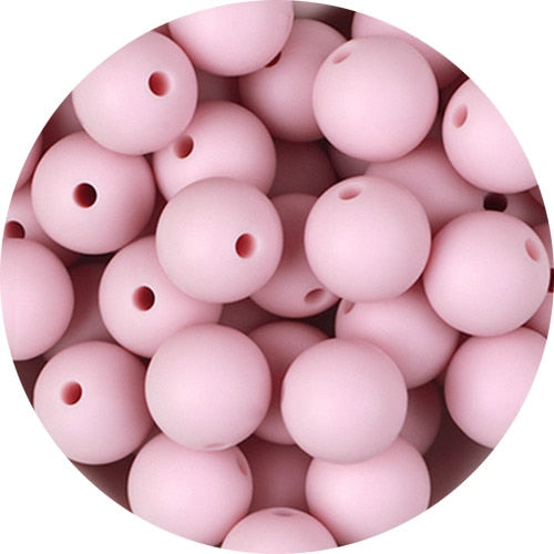 BOBO.BOX 9mm 50pcs Silicone Beads Pearl Silicone Food Grade Teething Beads DIY BPA Free Jewelry Baby Teether Toy Pacifier Chain