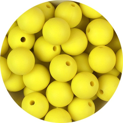 BOBO.BOX 9mm 50pcs Silicone Beads Pearl Silicone Food Grade Teething Beads DIY BPA Free Jewelry Baby Teether Toy Pacifier Chain