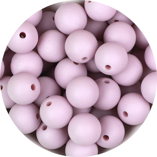 BOBO.BOX 9mm 50pcs Silicone Beads Pearl Silicone Food Grade Teething Beads DIY BPA Free Jewelry Baby Teether Toy Pacifier Chain
