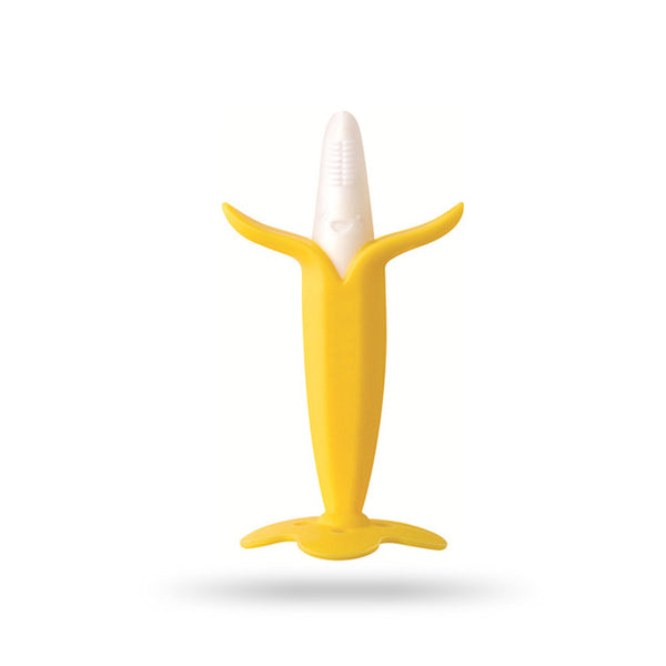Baby Teethers Banana Safe Food Grade Silicone Toothbrush Teething Kids Baby Teethers Tooth Brush Dental Care Gifts Chew Toys