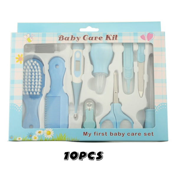 Multifuncional bebê cuidados de saúde termômetro higiene aliciamento escova recém-nascido criança kit aparador de unhas scissor conjunto de produtos de higiene pessoal
