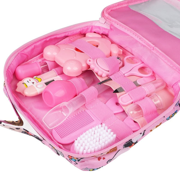 Multifuncional bebê cuidados de saúde termômetro higiene aliciamento escova recém-nascido criança kit aparador de unhas scissor conjunto de produtos de higiene pessoal