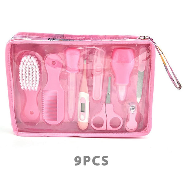 Multifuncional bebê cuidados de saúde termômetro higiene aliciamento escova recém-nascido criança kit aparador de unhas scissor conjunto de produtos de higiene pessoal