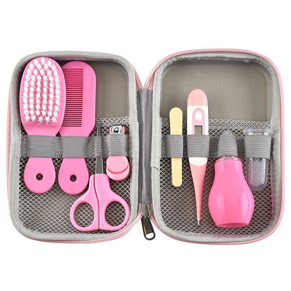 Multifuncional bebê cuidados de saúde termômetro higiene aliciamento escova recém-nascido criança kit aparador de unhas scissor conjunto de produtos de higiene pessoal