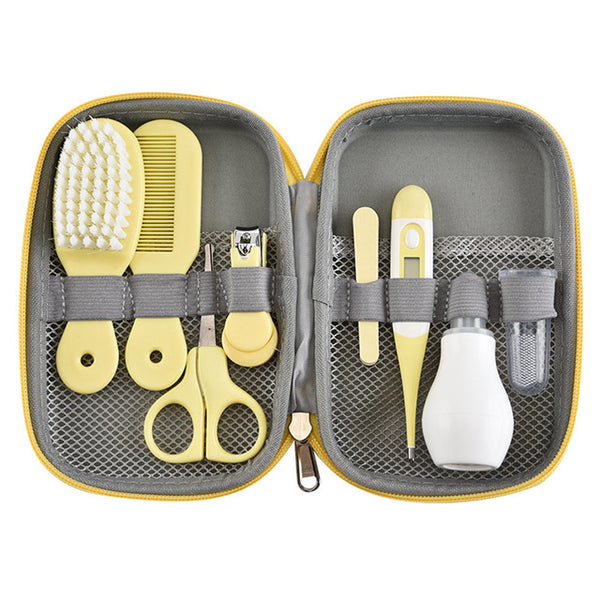 Multifuncional bebê cuidados de saúde termômetro higiene aliciamento escova recém-nascido criança kit aparador de unhas scissor conjunto de produtos de higiene pessoal