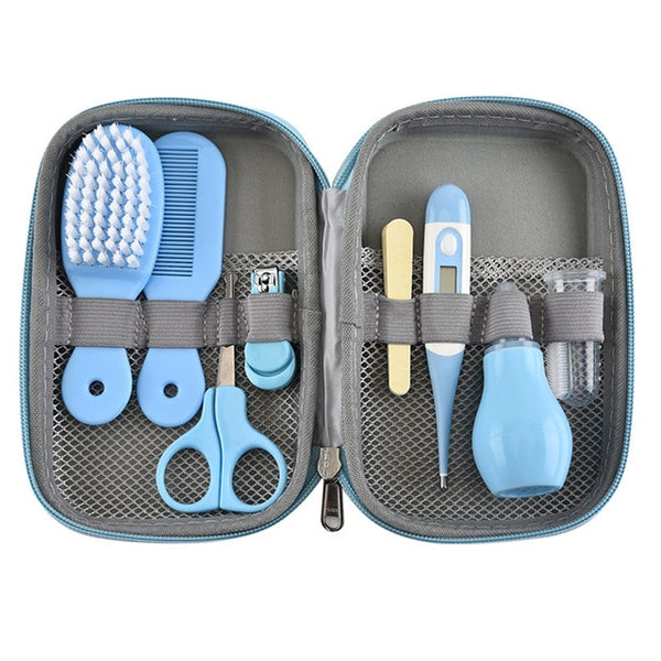 Multifuncional bebê cuidados de saúde termômetro higiene aliciamento escova recém-nascido criança kit aparador de unhas scissor conjunto de produtos de higiene pessoal