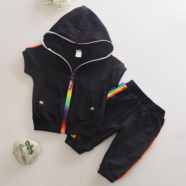 Cotton Boys Clothes Sets Suit For Boy Summer Shirts Shorts 2 pieces Suit Children Set Clothing Kids New baby Toddler 1 year Wear