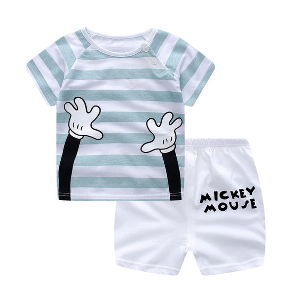 Baby Boys Clothes Sets Children Clothing Summer Short Sleeve Tracksuit for Boys Sport Suits Animal Costume for Kids Clothes