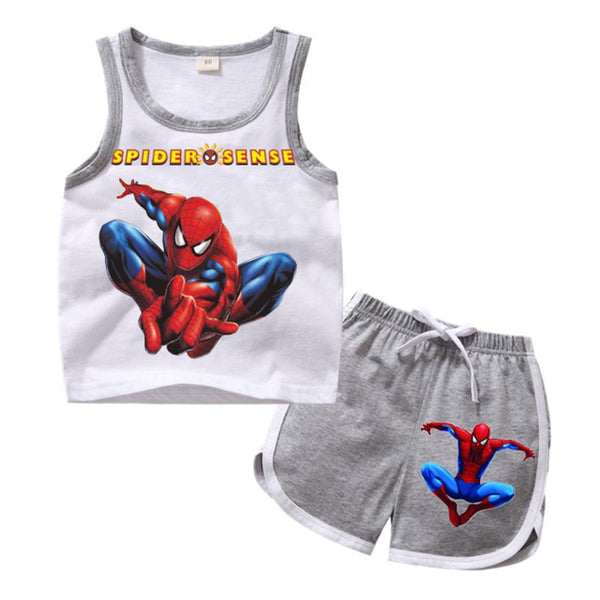 Summer children clothing sets toddler girls Elsa clothing sets top+pant 2Pcs/sets kids casual clothes boys Mickey sport suits