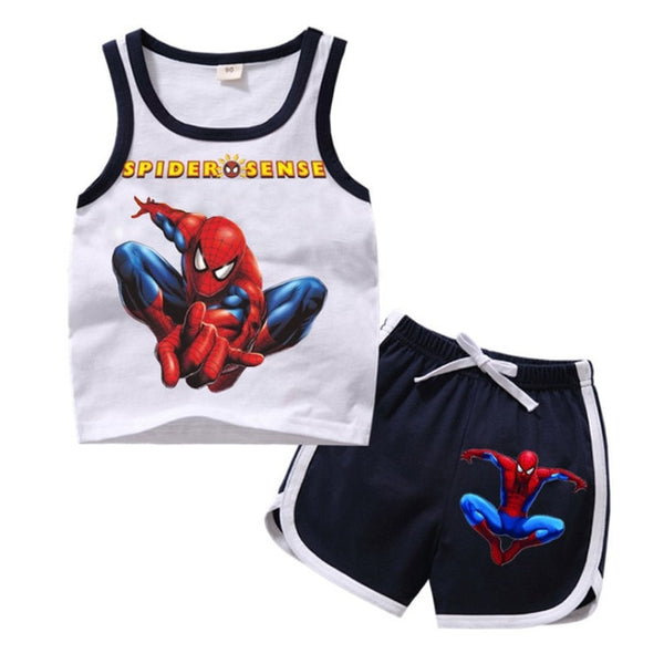 Summer children clothing sets toddler girls Elsa clothing sets top+pant 2Pcs/sets kids casual clothes boys Mickey sport suits