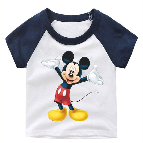 Summer children clothing sets toddler girls Elsa clothing sets top+pant 2Pcs/sets kids casual clothes boys Mickey sport suits