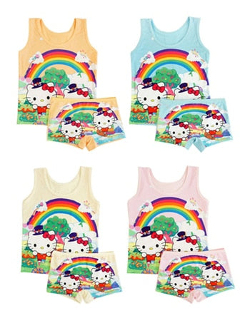Summer children clothing sets toddler girls Elsa clothing sets top+pant 2Pcs/sets kids casual clothes boys Mickey sport suits