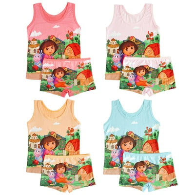 Summer children clothing sets toddler girls Elsa clothing sets top+pant 2Pcs/sets kids casual clothes boys Mickey sport suits