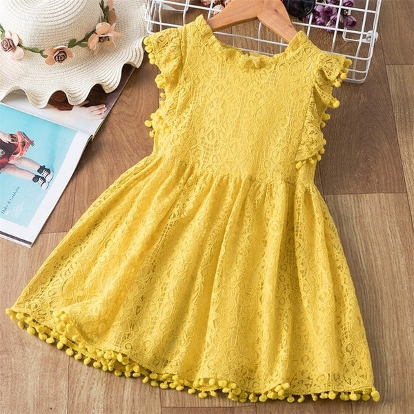 Summer Lace Children Clothing Princess Kids Dresses For Girls Causal Wear Unicorn Dress 3 8 Years Girls Dress Vestido Robe Fille