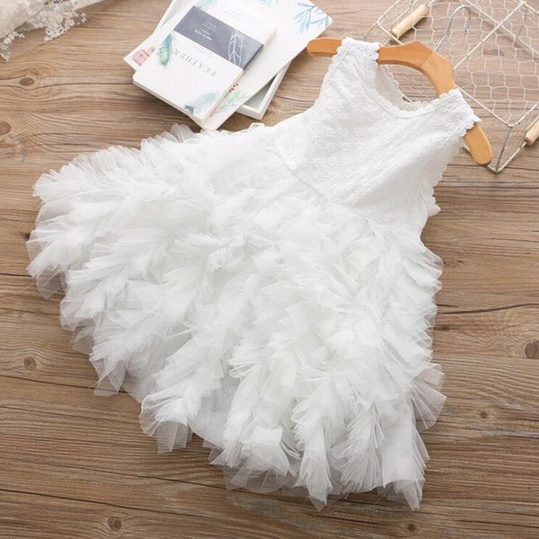 Summer Lace Children Clothing Princess Kids Dresses For Girls Causal Wear Unicorn Dress 3 8 Years Girls Dress Vestido Robe Fille