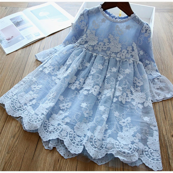 Summer Lace Children Clothing Princess Kids Dresses For Girls Causal Wear Unicorn Dress 3 8 Years Girls Dress Vestido Robe Fille