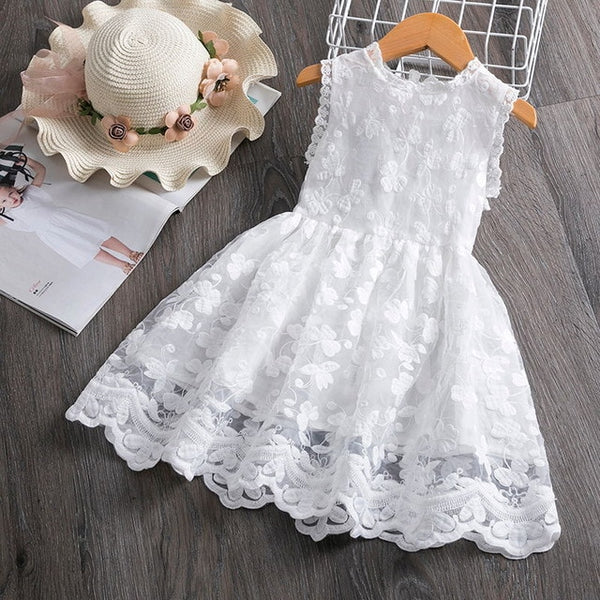 Summer Lace Children Clothing Princess Kids Dresses For Girls Causal Wear Unicorn Dress 3 8 Years Girls Dress Vestido Robe Fille