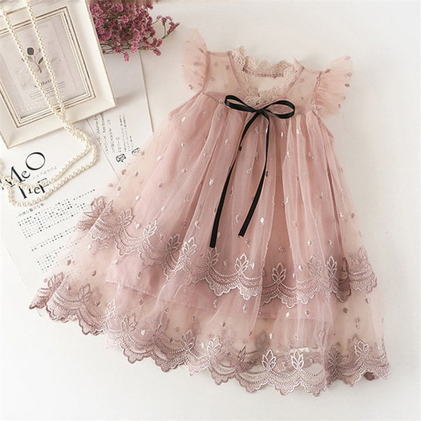 Summer Lace Children Clothing Princess Kids Dresses For Girls Causal Wear Unicorn Dress 3 8 Years Girls Dress Vestido Robe Fille