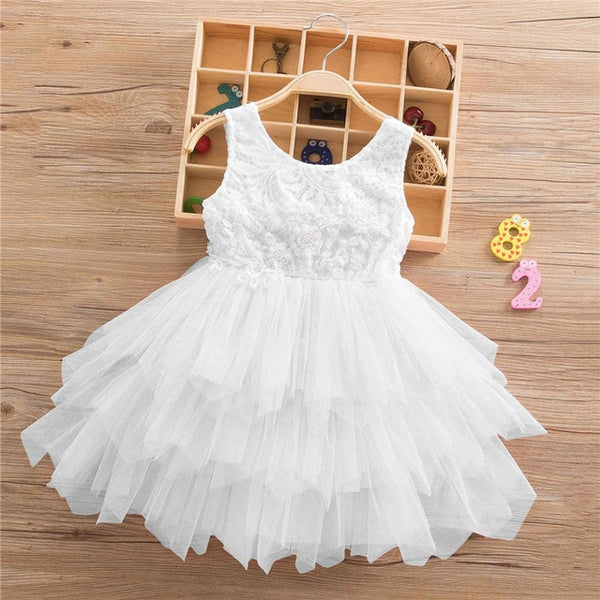 Summer Lace Children Clothing Princess Kids Dresses For Girls Causal Wear Unicorn Dress 3 8 Years Girls Dress Vestido Robe Fille