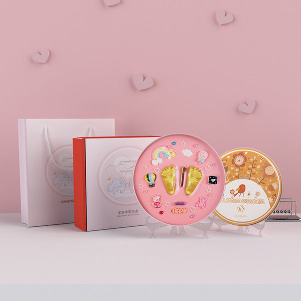 Baby Souvenirs Safe Newborn Hand Foot Print Baby Handprint Footprint Mud Maker Keepsake Soft Clay Baby items for newboms Gift